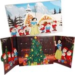 Krebs Glas Lauscha Adventskalender Schneewittchen und die sieben Zwerge,