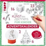 Kinderbuch Die Kunst des Zeichnens f&uuml;r Kinder Adventskalender 24x Seiten...