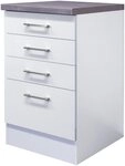 Flex-Well Unterschrank Kopenhagen (B x H x T) 50 x 86 x 60 cm, mit praktischen
