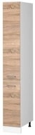 Vicco Hochschrank R-Line, Sonoma/Wei&szlig;, 30 cm (1-St)