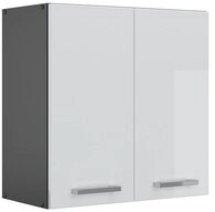 Vicco H&auml;ngeschrank R-Line, Wei&szlig; Hochglanz/Anthrazit, 60 cm (1-St)