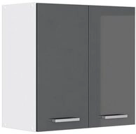 Vicco H&auml;ngeschrank R-Line, Anthrazit Hochglanz/Wei&szlig;, 60 cm (1-St)