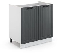 Vicco Unterschrank Fame-Line, Anthrazit/Wei&szlig;, 80 cm ohne Arbeitsplatte (1-St)