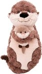 Nici Kuscheltier Otter Oda & Odalina, 40 cm, fig&uuml;rlich, enth&auml;lt recyceltes Material