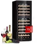 Klarstein Weink&uuml;hlschrank Barossa 73 Duo Weink&uuml;hlschrank 2 Zonen 73 Fl 192L...