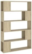 vidaXL Regal 100 x 24 x 155 cm B&uuml;cherregal Raumteiler Sonoma Eiche 100x24x155...