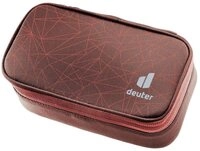 deuter Federm&auml;ppchen Pencil Case, raisin-caspia, Rot, f&uuml;r Stifte, Geodreieck