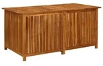 vidaXL Gartenbox, Garten-Aufbewahrungsbox 150x80x75 cm Massivholz Akazie