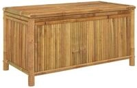 vidaXL Gartenbox, Gartentruhe 110x52x55 cm Bambus