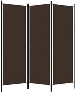 vidaXL Raumteiler, 3-tlg. Paravent Braun 150x180 cm