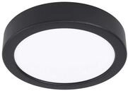 EGLO LED Deckenleuchte FUEVA, 1-flammig, &Oslash; 16 cm, Schwarz, Wei&szlig;, Stahl, LED...