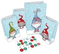 Roth DIY-Adventskalender Adventskalender-T&uuml;ten Wichtel, 24 liebevoll gestaltete