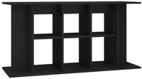 vidaXL Aquariumunterschrank Aquariumst&auml;nder Schwarz 120x40x60 cm Holzwerkstoff
