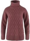 Fj&auml;llr&auml;ven Wollpullover Fj&auml;ll R&auml;ven Damen &Ouml;vik Cable Knit Roller Neck