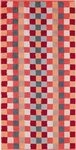 Caw&ouml; Duschtuch Duschtuch "Unique Karo", Jacquard, Walk-Frottier Karo