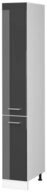 Vicco Hochschrank R-Line, Anthrazit Hochglanz/Wei&szlig;, 30 cm (1-St)