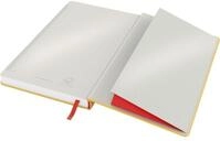 LEITZ Notizbuch Notizbuch Cosy A5 fester Einband kariert gelb