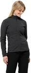 Fleecejacke JACK WOLFSKIN "TAUNUS", Damen, Gr. XXL (48), schwarz, Fleece,