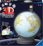 Ravensburger 3D-Puzzle Globus mit Licht, 540 Puzzleteile, mit LED-Modul, Made in
