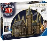 Ravensburger Puzzle 3D Puzzle Hogwarts Schloss - Die Gro&szlig;e Halle Night Edition,