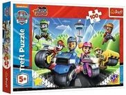Trefl Puzzle PAW Fahrzeuge Puzzle 100 Teile, Puzzleteile