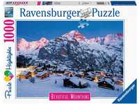 Ravensburger Puzzle Berner Oberland, Mürren, 1000 Puzzleteile, Made in Germany,