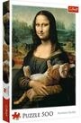 Trefl Puzzle Premium Puzzle 500 Teile - Mona Lisa mit, Puzzleteile