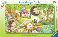 Ravensburger Puzzle RAVENSBURGER Puzzle Garten 15 Teile, Puzzleteile