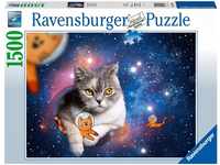 Ravensburger Puzzle Katzen fliegen im Weltall, 1500 Puzzleteile, Made in...
