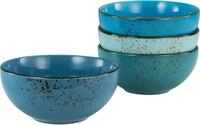 CreaTable M&uuml;slischale NATURE COLLECTION, Steinzeug, (Set, 4-tlg), Salatschale,
