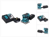 Makita Akku-Schwingschleifer DBO 482 RF1 Akku Schwingschleifer 18 V 112 x 102 mm + 1x