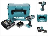Makita Akku-Schrauber DDF 484 RM1J 18 V Akku Bohrschrauber Brushless 54 Nm im Makpac