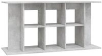 vidaXL Aquariumunterschrank Aquariumst&auml;nder Betongrau 120 x 40 x 60 cm Holzwerkstoff