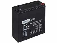accurat 12V 27Ah AGM VRLA Batterie für Notstrom, USV, Elektromobil Batterie,...