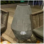 New Garden LED Laterne Conta warmwei&szlig; Akku Beige, LED fest integriert,...
