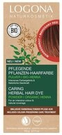 LOGONA Haarfarbe Pflegende Pflanzen-Haarfarbe Pulver - Mahagonirot 100g