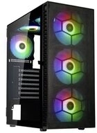 Kolink PC-Geh&auml;use ARGB Midi-Tower OBSERVATORY HF MB, 2 vorinstallierte L&uuml;fter, 4