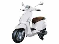 TPFLiving Elektro-Kindermotorrad Vespa Primavera weiß