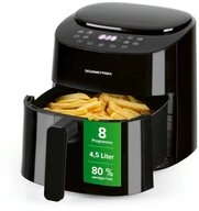 GOURMETmaxx Hei&szlig;luftfritteuse 4,5L 1400 W, ideal zum Braten, Grillen, R&ouml;sten...