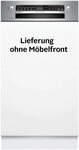 BOSCH teilintegrierbarer Geschirrsp&uuml;ler Serie 2 SPI2HKS42E, 5 Ma&szlig;gedecke