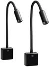 SEBSON LED Steckdosenleuchte 2x LED Steckdosenlampe dimmbar und flexibel - 4W 230lm
