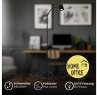 Briloner Leuchten Stehlampe LED Stehleuchte schwenkbar Home Office Wohnzimmer GU10,