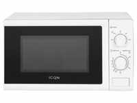 ICQN Mikrowelle 700 W, 5 Leistungsstufen, Solo-Mikrowelle, 20,00 l, kompakte