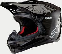 Alpinestars Motocrosshelm Supertech S-M10 Solid 2024 Motocross Helm, Bel&uuml;ftet
