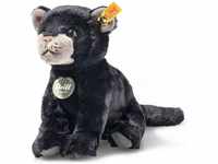 Steiff Baby Panther Taky sitzend schwarz,19 cm