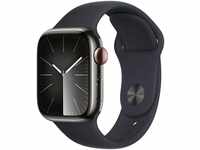 Apple Watch Series 9 GPS + Cellular 41mm Edelstahl M/L Smartwatch (4,1 cm/1,61...