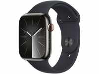 Apple Watch Series 9 GPS + Cellular Stainless Steel 45mm M/L Smartwatch (4,5...