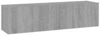 vidaXL TV-Schrank TV-Wandschrank Grau Sonoma 120x30x30 cm Holzwerkstoff