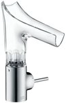 hansgrohe Waschtischarmatur Axor Starck V 140 Einhebel mit Glasauslauf - Chrom