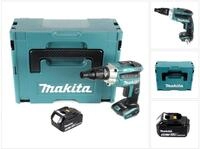Makita Akku-Trockenbauschrauber DFS 251 M1J Trockenbauschrauber 18 V Brushless...